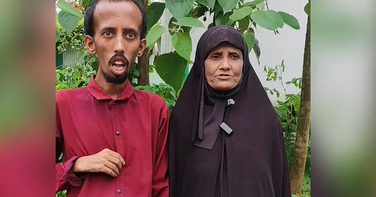 নুরের নেছা ও তার ছেলে